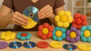 Flor Hermosa con Retazos