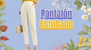 Pantalón de tubo con pretina