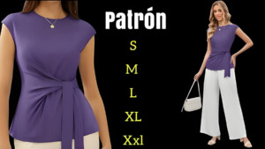 Patrón de Blusa Elegante
