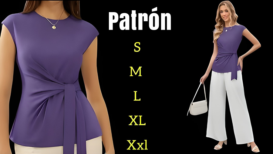 Patrón de Blusa Elegante