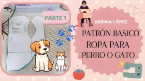patrón o molde básico para ropa de perro