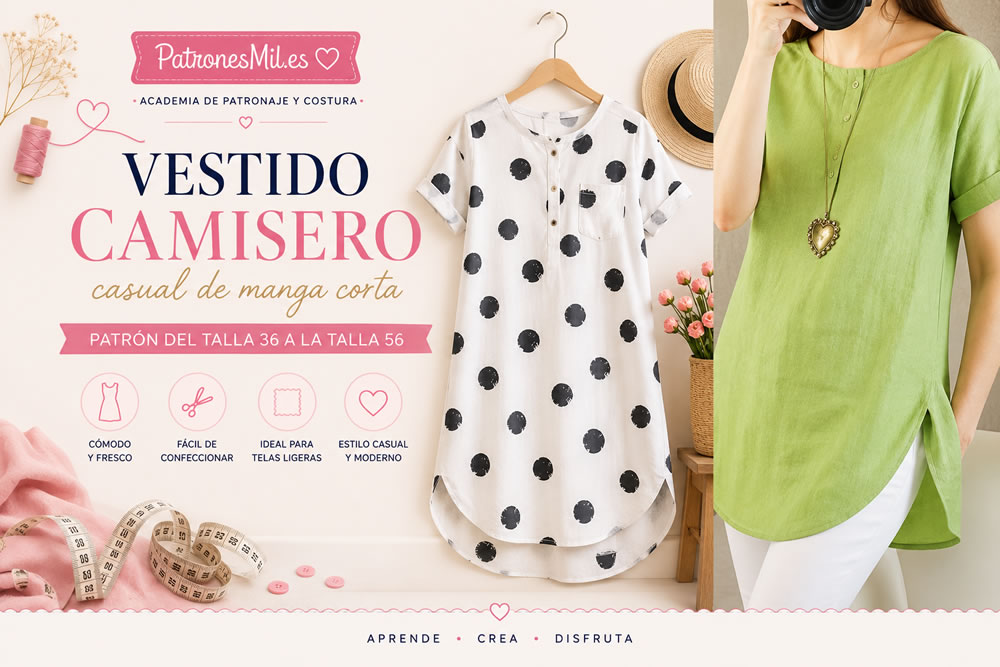 vestido camisero casual