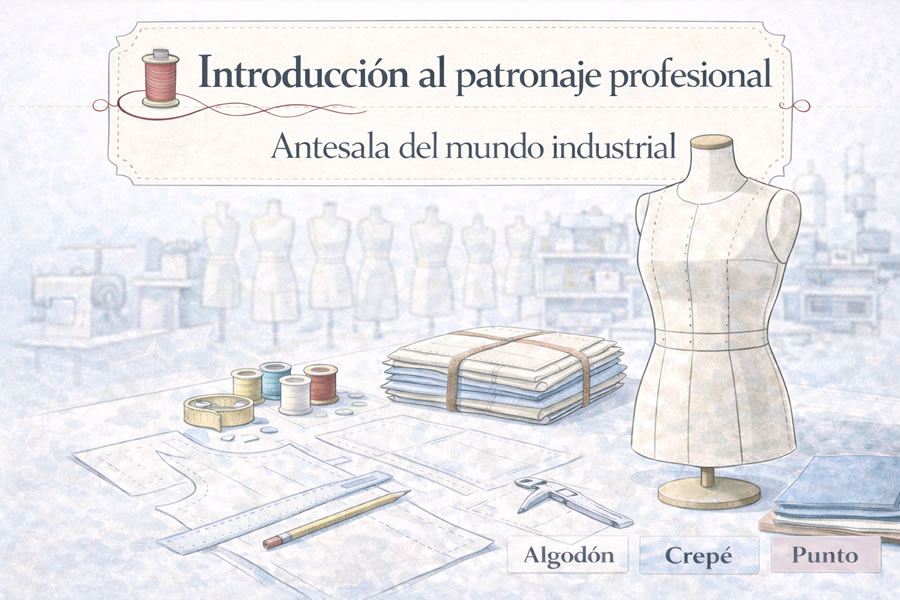 Introducción al patronaje profesional y su aplicación en el mundo industrial
