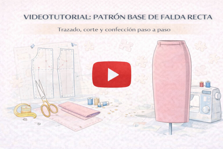 Patrón Base de Falda Recta