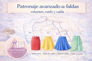 Patronaje avanzado de faldas