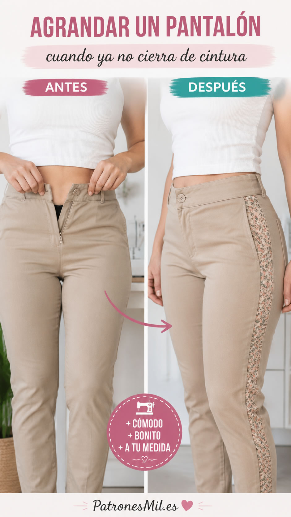 agrandar pantalon