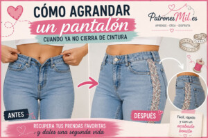 como agrandar pantalon facil
