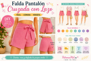 falda cruzada pantalon