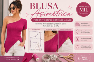 blusa asimetrica