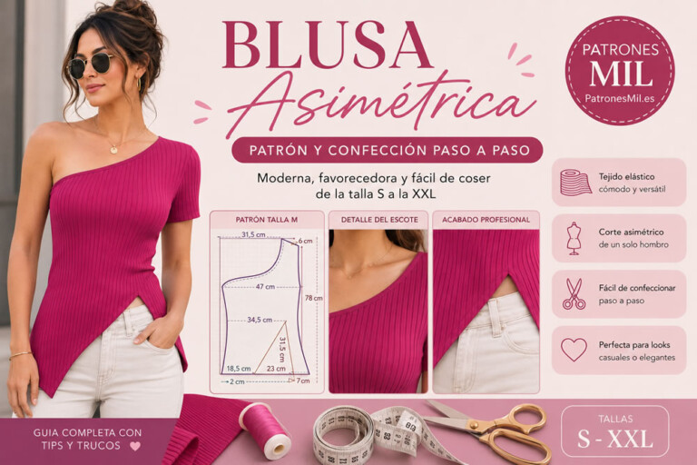 blusa asimetrica