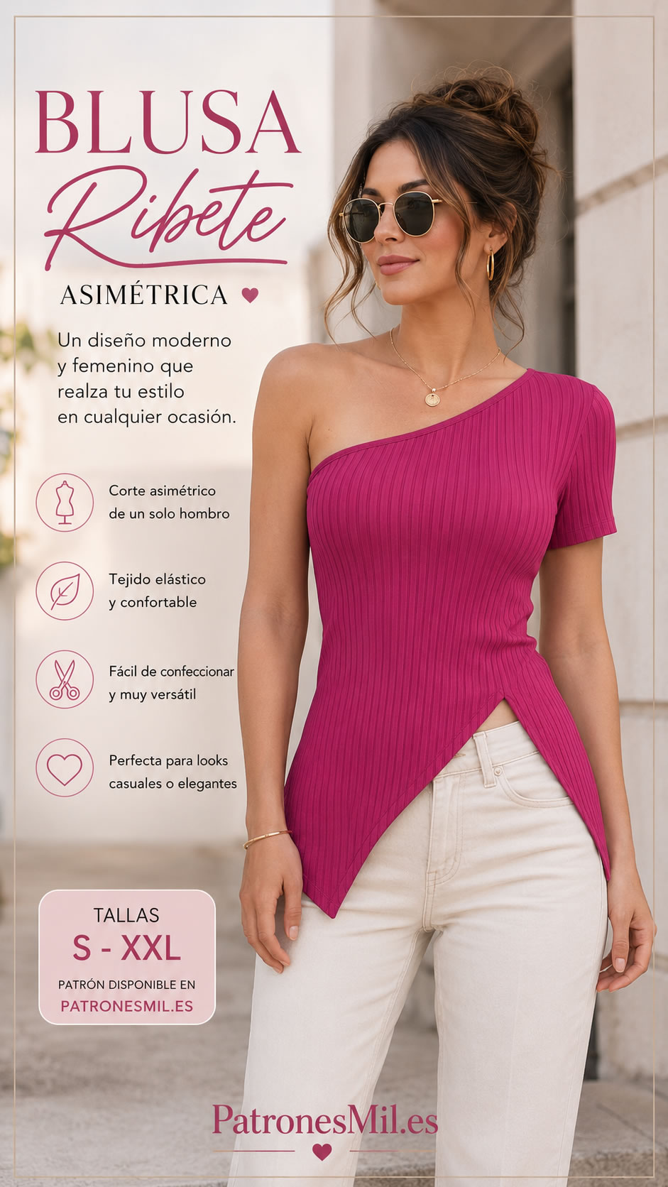 blusa asimetrica resultado final