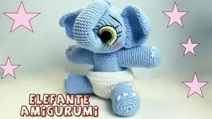 Elefante amigurumi