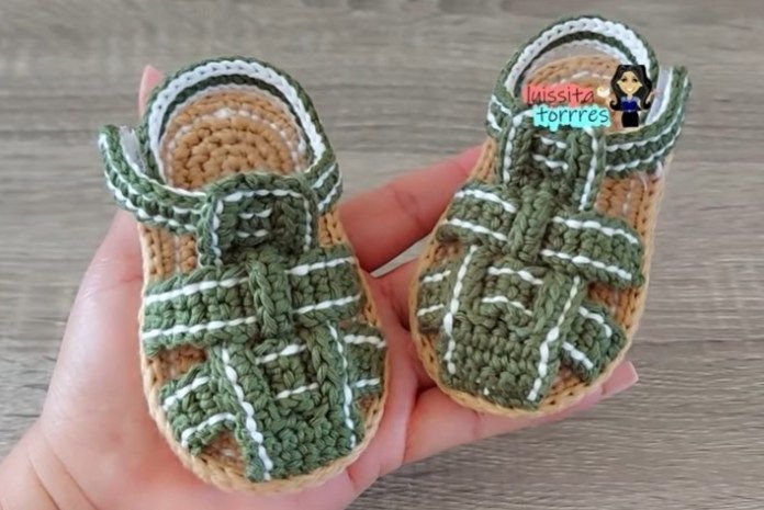 Oceanía pureza Interacción DIY Sandalias a crochet para bebé - Patrones gratis