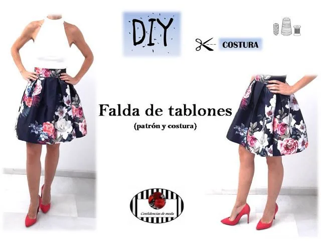 Falda de tablones DIY paso a paso