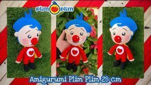 Payaso Plim Plim amigurumi