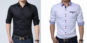 Patrón camisa ajustada para hombre