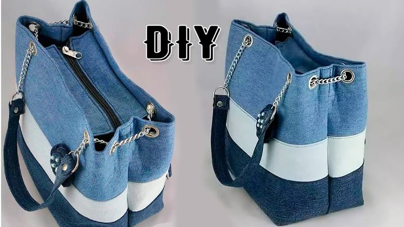 DIY Bolso con jeans reciclados