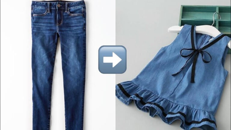 Vestido jeans reciclado para niña