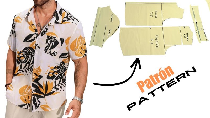 Camisa para Hombre diseño perfecto - Patrones de costura