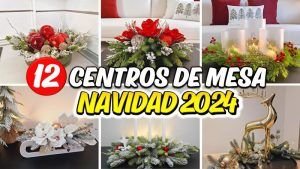 DIY 12 Centros de mesa navideños