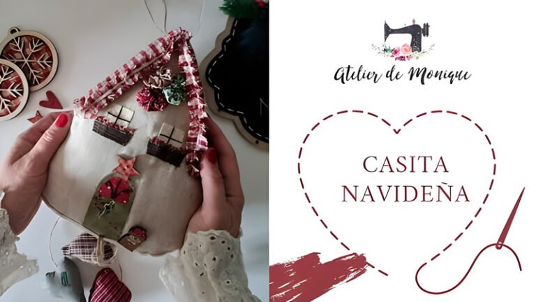 DIY Casita Patchwork Navideña